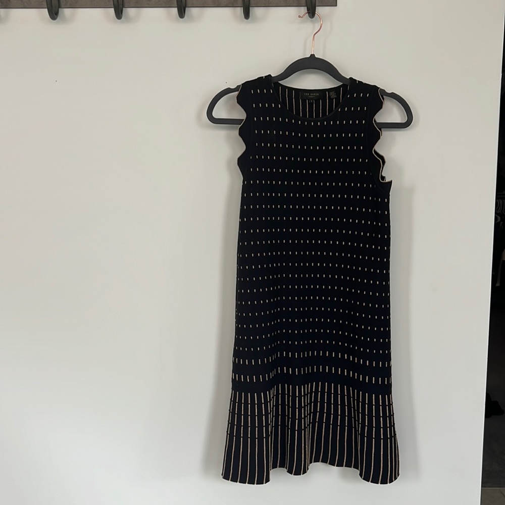 Ted Baker Flippy Metallic Dress